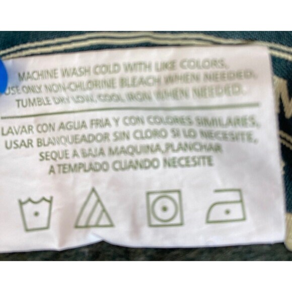 Men's Long Sleeve - 100% Cotton - Field & Stream - Shirt Large - Green Button Up - Picture 5 of 5